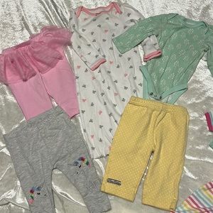 Lot of 0-9M Baby Girl Clothes